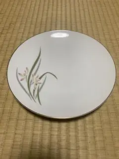 【ビンテージ】ノリタケ プレート 日本陶器会社 蘭 花柄 昭和レトロ 金縁