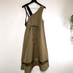 【dz18】ドンナスピッコdonna SPICCO ワンピース　個性的　M 38