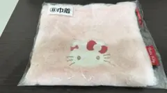 新品未開封　ハローキティ 一番くじ　⑧巾着　ふわふわポーチ　サンリオ