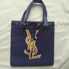 YSL トートバッグ ネイビー ゴールド　ノベルティのサムネイル