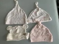 ミキハウス ベビー帽子 4点セット