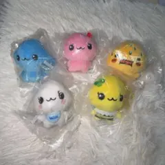 しずくちゃん ふわふわぬいぐるみ 5個 コンプセット