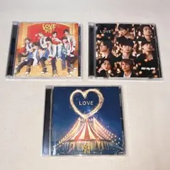 Kis-My-Ft2 キスマイ LOVE L.O.V.E. CD 3点セット