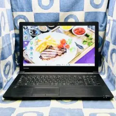 すぐ使える✨快適SSD☆シックな黒ノートパソコン♪カメラ付！第7世代