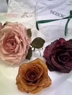 INGEBORG PINK HOUSE コサージュ 3点セットのサムネイル