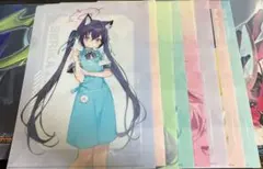 ブルーアーカイブ　ローソンコラボクリアファイル　フルコンプ8種