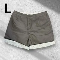 GLOBAL WORK Lサイズ ブラウン ショートパンツ