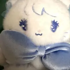 Lil ala mode おすわりぬいぐるみ ブルーカラーなムース　mikko