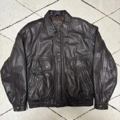 90s Wind Armor A-2型 レザージャケット レザーブルゾン LL - メルカリ
