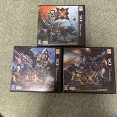 モンハン　3DSカセット3点セット