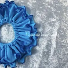 メロウスタイ フリルスタイ つけ襟 360℃スタイ 水色×ブルー