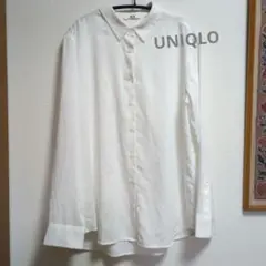 UNIQLO 長袖シャツ ホワイト Mサイズ