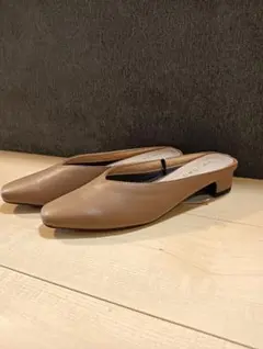 ブラウン ミュール 24.0cm