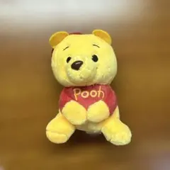 プーさん ぬいぐるみ ストラップ付き