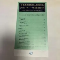 JR西日本グループ株主優待割引券のサムネイル