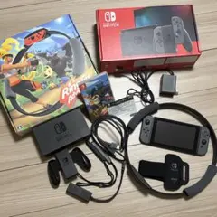 Nintendo Switch 本体 グレー リングフィットアドベンチャーセット
