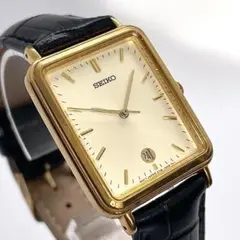 希少】SEIKO 5Y31-5A30 1987年製 レクタンギュラー - メルカリ