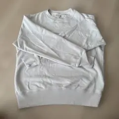 UNIQLO クルーネック トレーナー M クリーム色