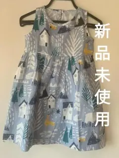 新品未使用送料込み匿名配　ワンピースサイズ120　夏ワンピサマードレス