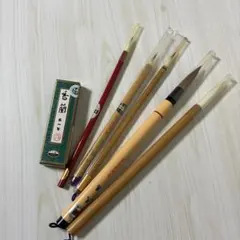 書道　筆　大筆　小筆　墨　未使用品　まとめ売り