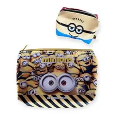 ミニオンズ ポーチ 2点セット（フラットポーチ＆ミニポーチ）