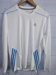 adidas メンズ 長袖Tシャツ ランニングウェア size O