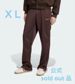 adidasアディダスオリジナルスフレアパンツ XL トラックパンツ　ブラウン