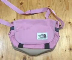 ノースフェイス キッズ ショルダーポーチ バッグ モーブグロー