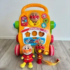 アンパンマン よくばりすくすくウォーカー ハンディファン ぬいぐるみ 3点セット