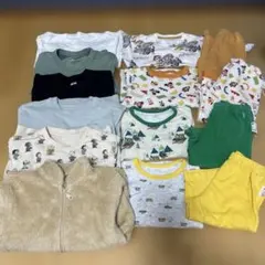 ユニクロ パジャマ　半袖Tシャツ　トレーナー　100cm トーマス　ミッキー