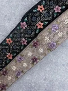 M*y様 インド刺繍リボン