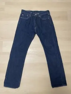 Levi's ダークブルー ストレートデニム - メルカリ