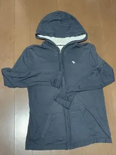 Abercrombie & Fitch ジップパーカー ネイビー M