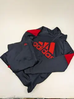 adidas ネイビーレッド ジャージ　送料無料