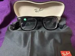 Ray-Ban Wayfarer ブラック メガネ ケース付き
