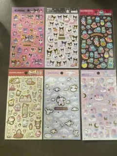 サンリオ 箔押しシール セット