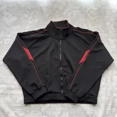 @*@様 【美品】ZARA トラックジャケット ジャージ L 黒×赤 オーバーサのサムネイル