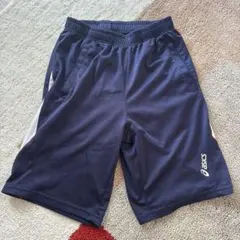 asics ハーフパンツ ネイビー スポーツウェア(陸上・バスケ等)レディース
