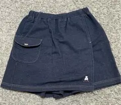 ファミリア　fdash 110 キュロット柔らかデニム　ポケット付き