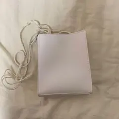 ホワイト サコッシュ ショルダーバッグ