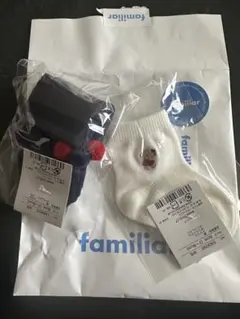 り*に様 familiar ベビー靴下 7~9 2足セット