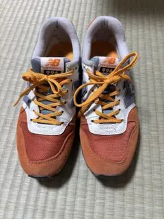 New Balance 996 スニーカー オレンジ/ネイビー　24センチ　美品