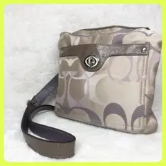 コーチ COACH ショルダーバッグ シグネチャーキャンバス 斜めがけ 肩がけ