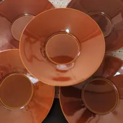 ブラウン茶托 5枚セット
