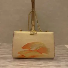 フォーマル和装バッグ　金色　金糸銀糸入り