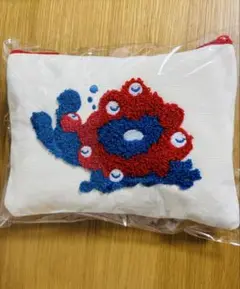 ミャクミャク　おやすみ 刺繍 ポーチ 入り ひねり揚げ