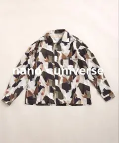nano・universe LB.03/プリントオープンカラーシャツ
