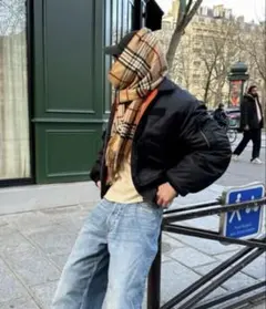 美品 Burberry スカーフ マフラー C-boy archive y2k