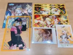 プロセカ 鏡音リン ミニ色紙 ぱしゃこれ クリアシート ポストカード