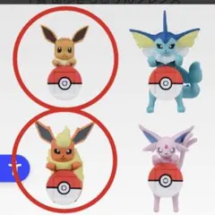 一番くじ　ポケモン　イーブイ ブースター　街歩きちらりんフレンズ　セット